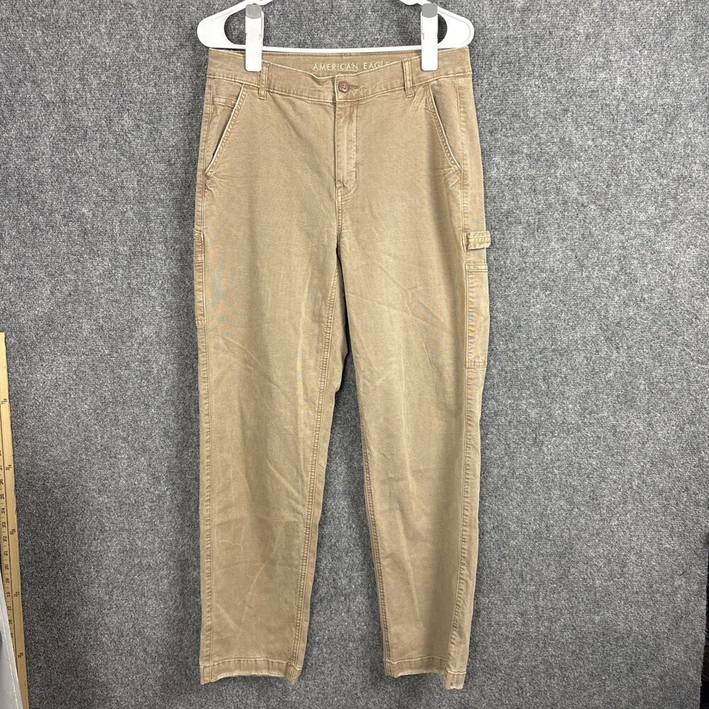 American Eagle High rise Straight Jeans Womens Size 10 Brown